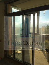 Раздвижные двери на балкон - проектирование и монтаж